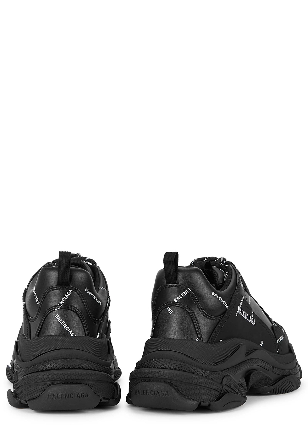 Balenciaga Shoes Triple S Black Predistressed Poshmark